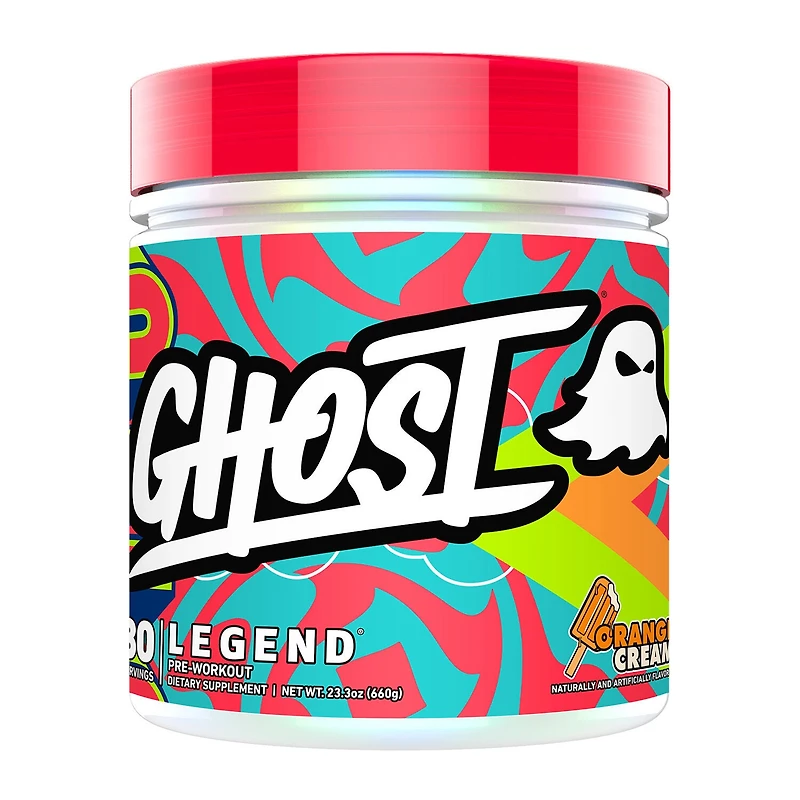 GHOST Legend V4 Pre-Workout Vegan - Orange Cream (30 Servings)