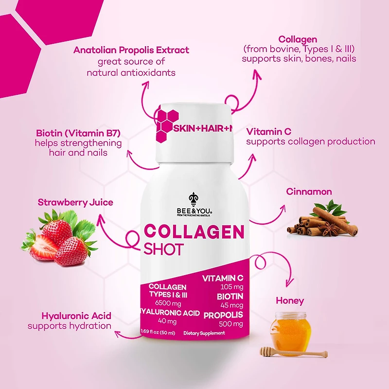 Collagen Shot - 50 ml. (12 Bottles)