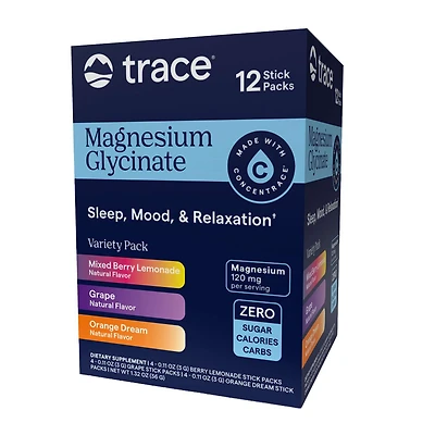 Magnesium Glycinate - Variety Pack (12 Stick Packs)