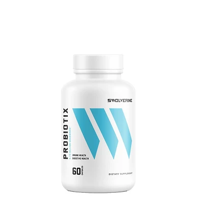 Swolverine Probiotix Probiotics Supplement Healthy - 60 Capsules (60 Servings)