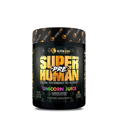 Alpha Lion Superhuman Pre-Workout - Rainbow Sherbet(42 Servings)