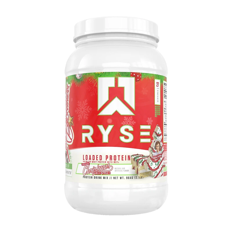 RYSE Loaded Protein - Little Debbie Christmas Tree Cakes (27 Servings)