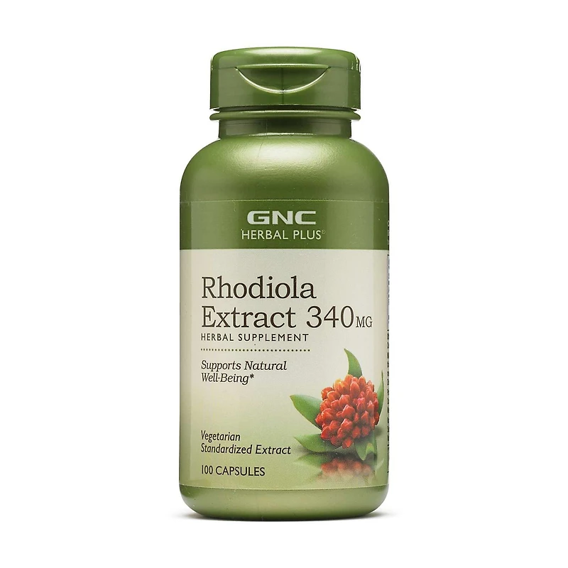 Rhodiola Extract 340 mg - 100 Capsules (100 Servings)