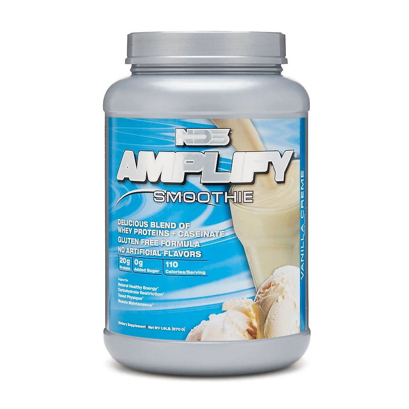 NDS Nutrition Amplify Smoothie Healthy - Vanilla Crème (30 Servings) 2 lbs.
