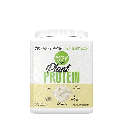 Portions Master Vegan Plant Protein - Vanilla (15 Servings)