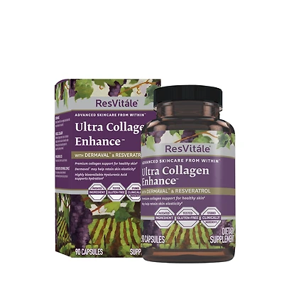 ResVitále Ultra Collagen Enhance Healthy - 90 Capsules (30 Servings)