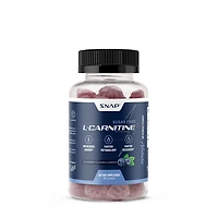 SNAP Supplements L-Carnitine Gummies Vegan - Sugar Free Blueberry 60 (30 Servings)