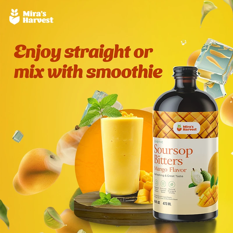 Soursop Bitters - Mango - 16 fl oz (64 Servings)