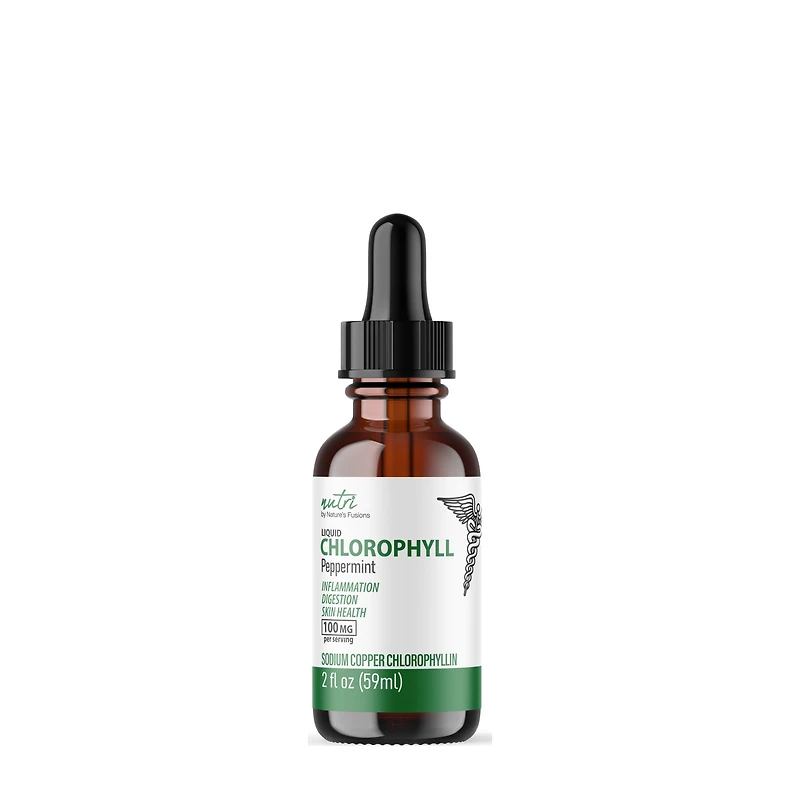 Nature's Fusions Chlorophyll 100Mg Healthy - Peppermint 2 Oz. (59 Servings)