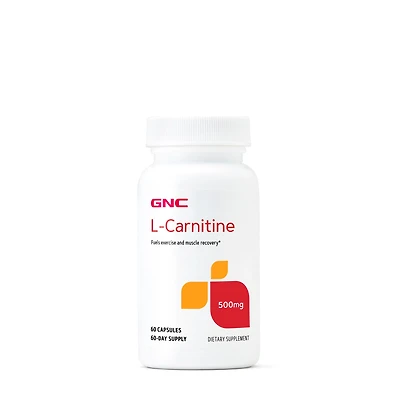 GNC L-Carnitine 500 Mg - 60 Count (60 Servings)