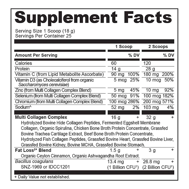 Multi Collagen Advanced - Cinnamon (25 Servings)