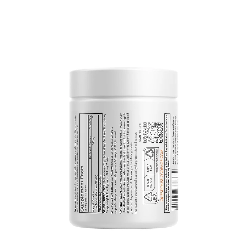 Liposomal Acetyl L-Carnitine+ - 90 Capsules (90 Servings)