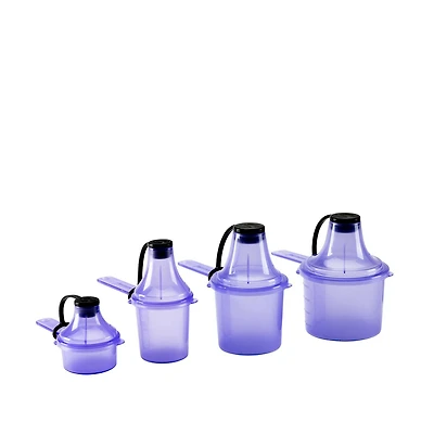 The Scoopie On-The-Go Scoop Funnel - Purple 4 Pack