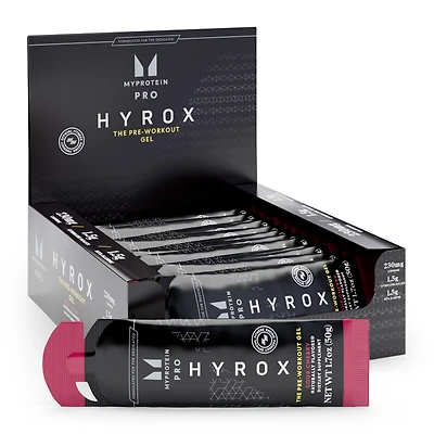 Myprotein Hyrox: the Pre-Workout Gel - Sour Cherry (12 Satchets)