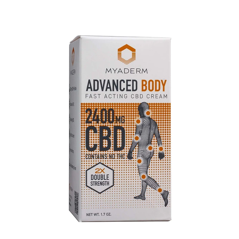 Myaderm Advanced Body Fast Acting Cbd Cream 2400 Mg - 1.7 Oz. (1 Bottle)