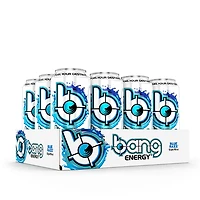 Bang Energy Drink Vegan - Blue Razz 16Oz. (12 Cans) Zero Sugar