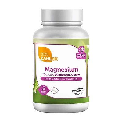 Magnesium Citrate - 90 Capsules (90 Servings)