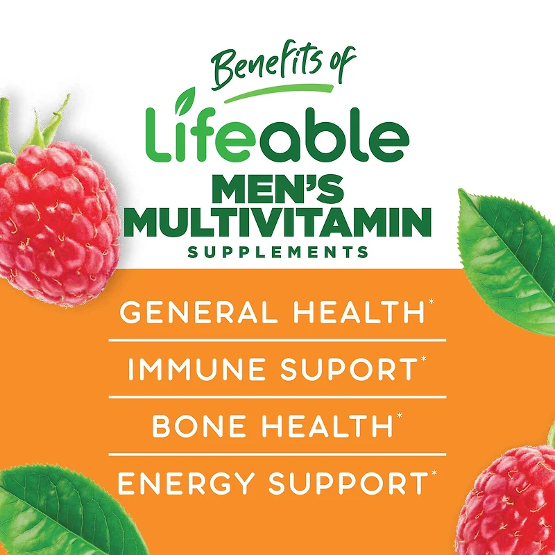Sugar Free Men's Multivitamin - 60 Gummies (30 Servings)