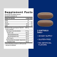 Triple Strength Fish Oil Plus Krill Oil - 60 Softgels (30 Servings)