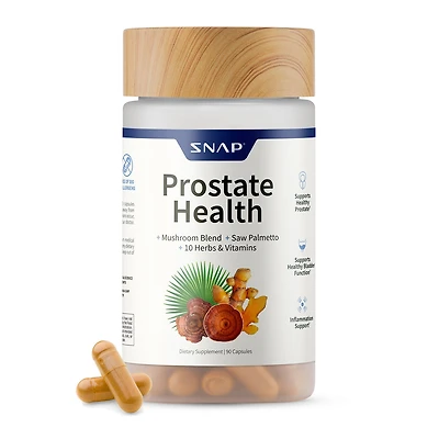 SNAP Supplements Prostate Health Healthy - 90 Capsules (30 Servings)