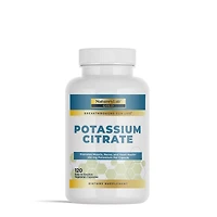 Nature's Lab Potassium Citrate Healthy - 120 Vegetarian Capsules (120 Servings)