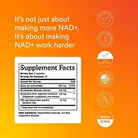MitoQ NAD+ Dual Action - 60 Capsules (30 Servings)