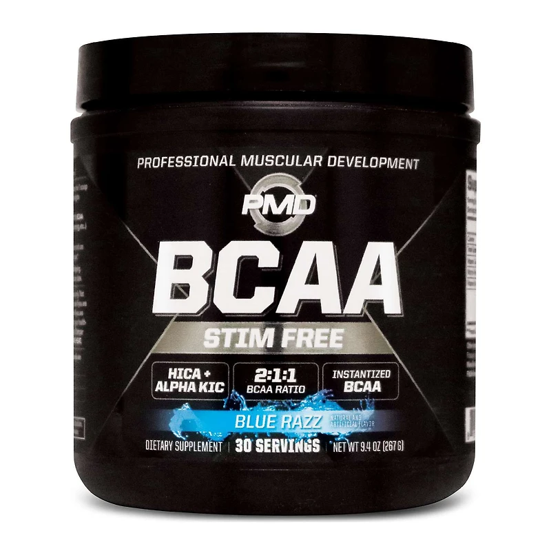 BCAA Stim Free - Blue Razz (30 Servings)