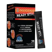 Nugenix Ready Stix - Sour Blue Raspberry (14 Stick Packs)