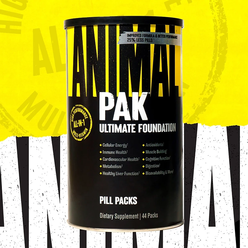 Animal Pak Ultimate Foundation Pill Packs - 44 Packs (22 Servings)