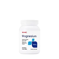 GNC Magnesium Capsules 500Mg - 120 (120 Servings)