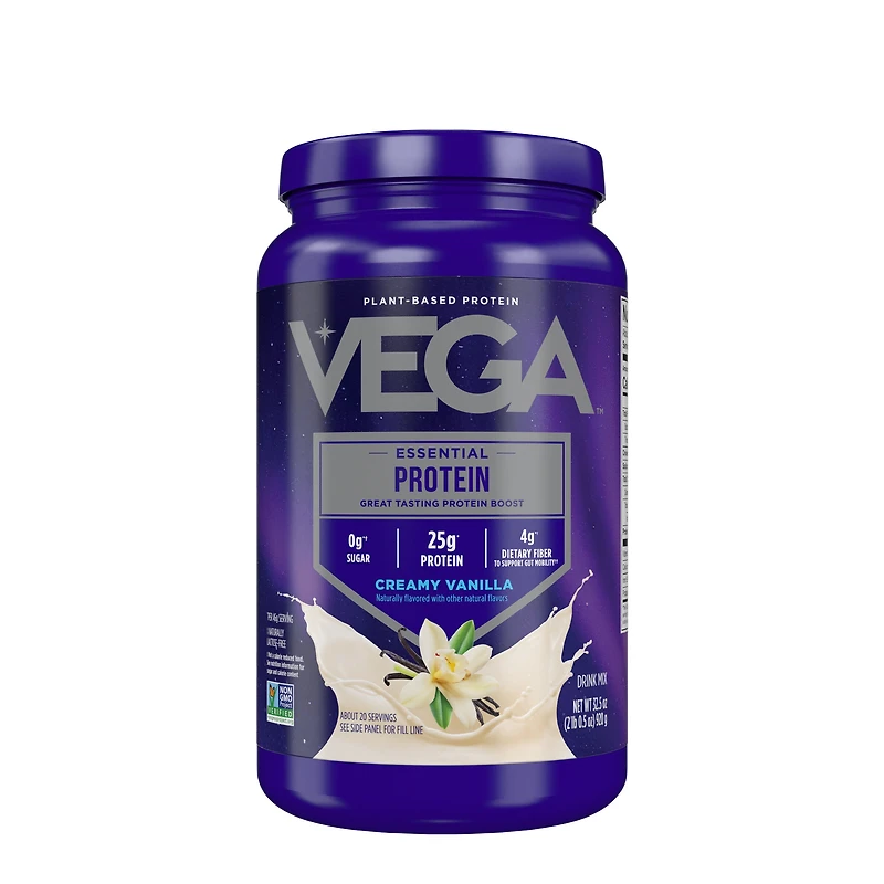 Vega Essential Protein Vegan - Creamy Vanilla (20 Servings)