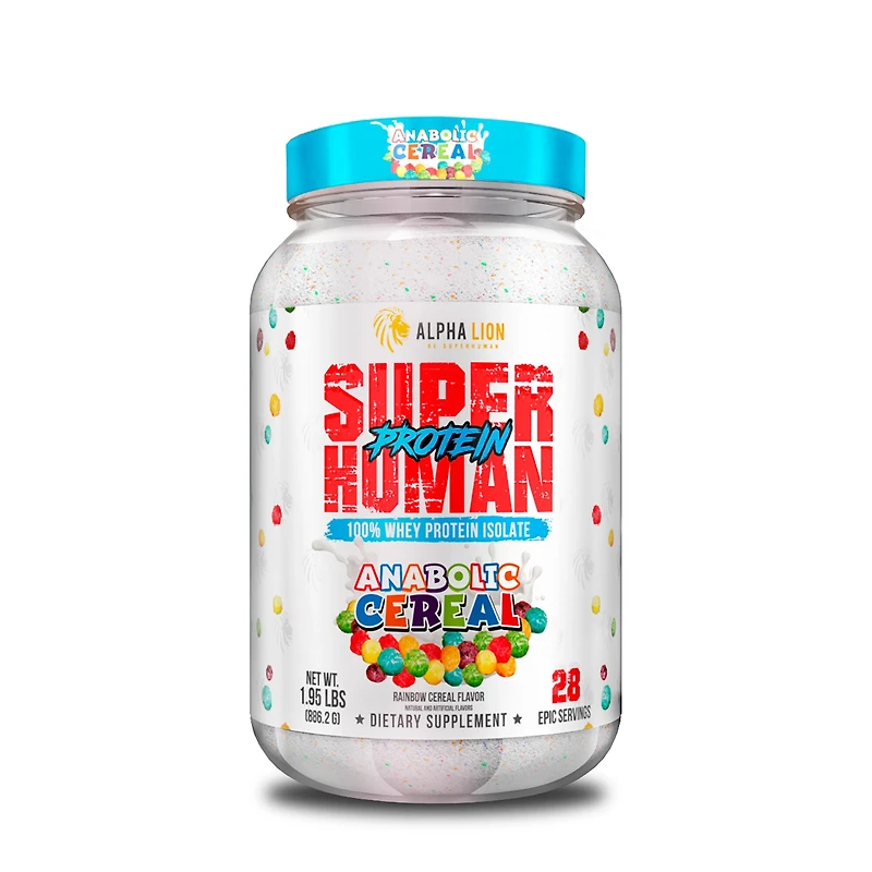 Alpha Lion Superhuman 100% Whey Protein Isolate - Fruity Cereal (28 Servings)