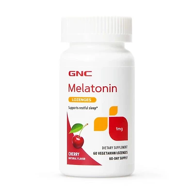 Melatonin Lozenges 1 mg - Cherry 60 Vegetarian (60 Servings)