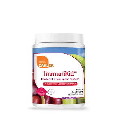 ZAHLER Immunikid Healthy - Grape 60 Tablets (30 Servings) Chewable