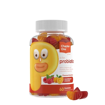 ZAHLER Chapter One P Is for Probiotics - Raspberry Orange 60 Gummies (30 Servings)