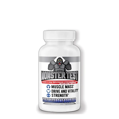 Angry Supplements Monster Test - Testosterone Booster 120 Tablets (30 Servings)