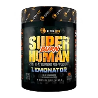 Alpha Lion Superhuman Burn 2-In-1 Fat Burning Pre-Workout+ - Lemonator Blue Lemonade (21 Servings)
