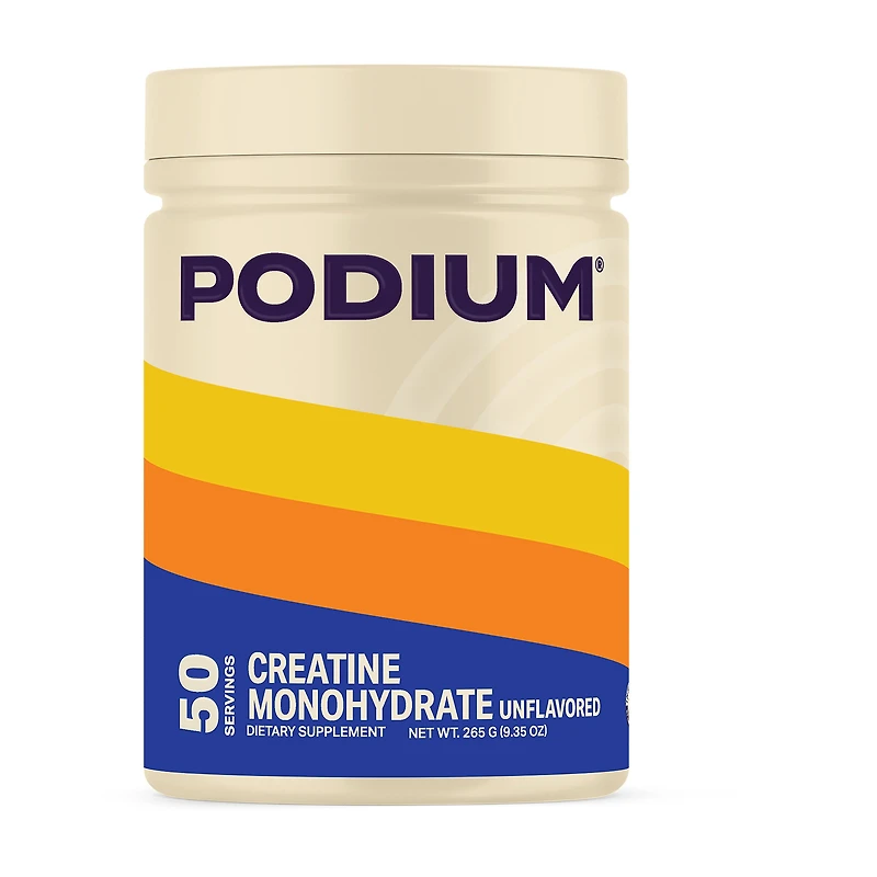 PODIUM Creatine Monohydrate - Unflavored (50 Servings)