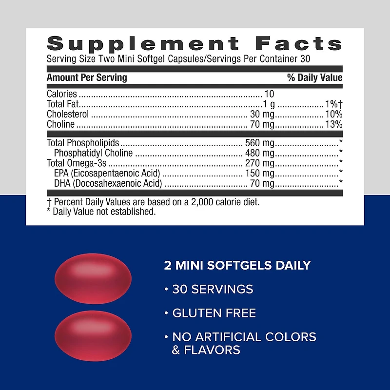 Triple Strength Krill Oil Mini - 60 Softgels (30 Servings)