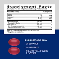 Triple Strength Krill Oil Mini - 60 Softgels (30 Servings)