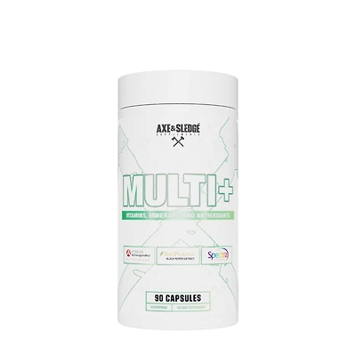 Axe & Sledge Supplements Multi+ - 90 Capsules (30 Servings)