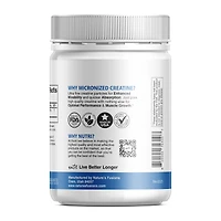 Micronized Creatine Monohydrate 5000mg - Unflavored (100 Servings)