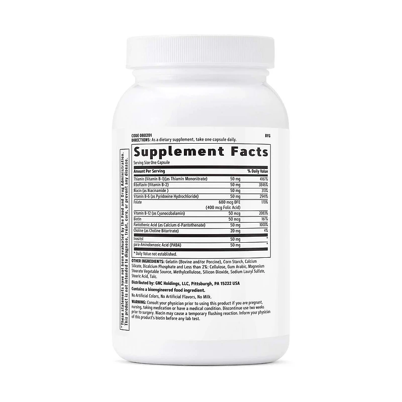 B-Complex 50 - 90 Capsules (90 Servings)