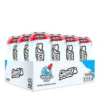 GHOST Energy Drink - 'merica Pop 16Oz. (12 Cans) Zero Sugar