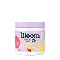 Bloom High Energy Pre-Workout - Raspberry Lemonade (25 Servings)