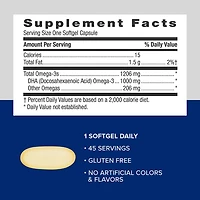 Triple Strength DHA 1000 - 45 Softgels (45 Servings)