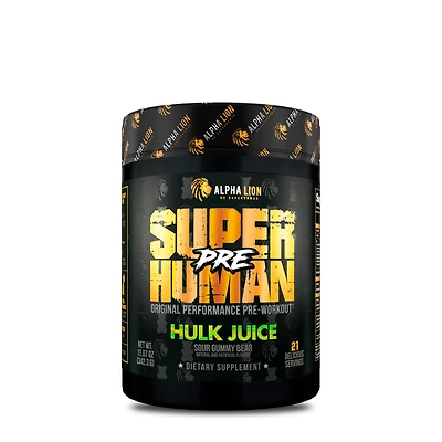 Alpha Lion Superhuman Pre-Workout - Sour Gummy Bear(21 Servings)