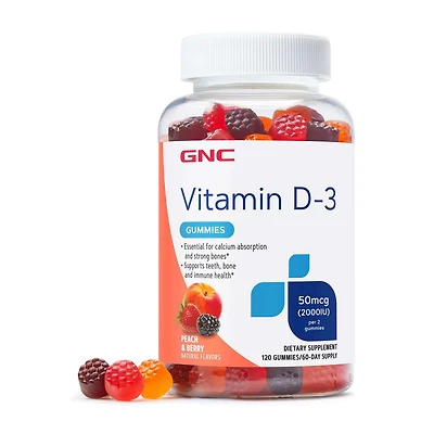 Vitamin D-3 Gummies - 120 Gummies (60 Servings)