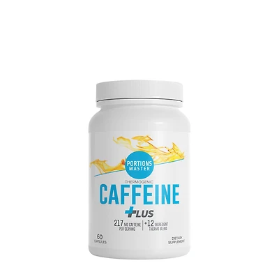 Portions Master Thermogenic Caffeine Plus 217Mg - 60 Capsules (60 Servings)