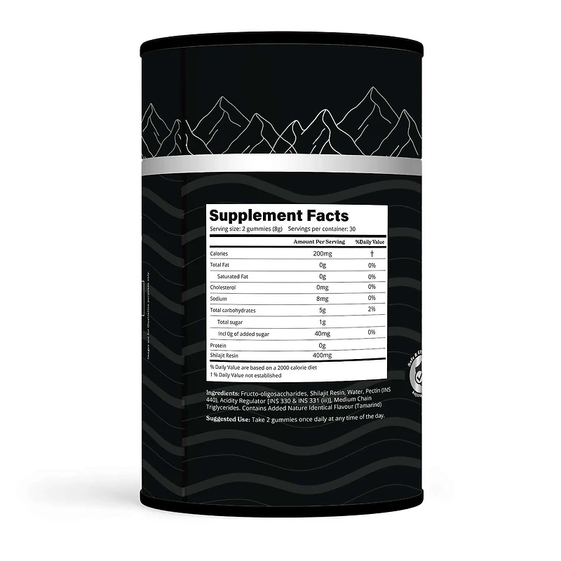 Pure Himalayan Shilajit Gummies - 60 Gummies (30 Servings)